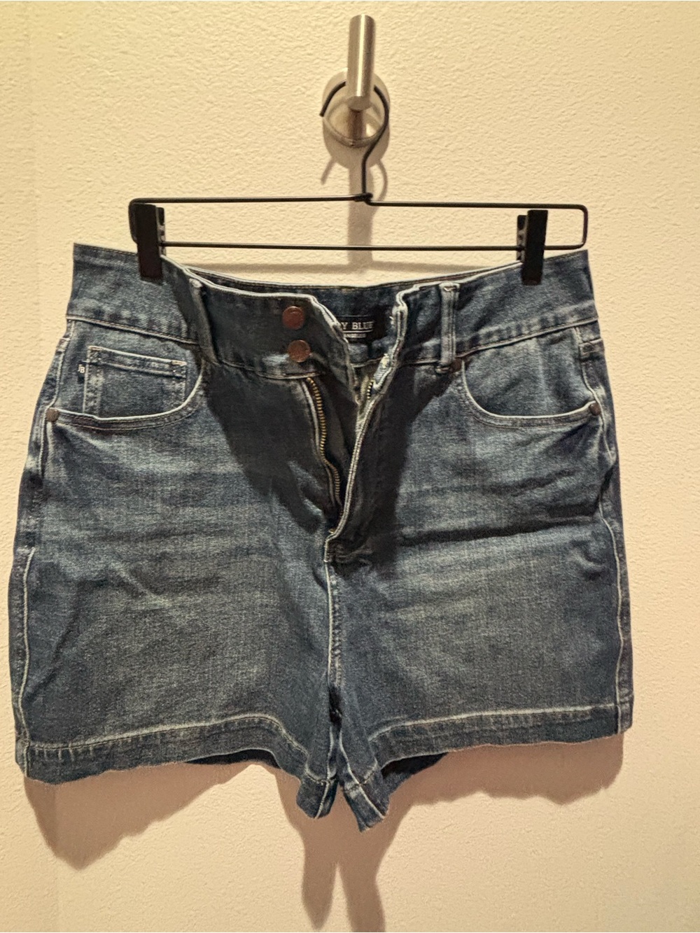 Judy Blue Medium Wash Denim High-Waist Shorts
